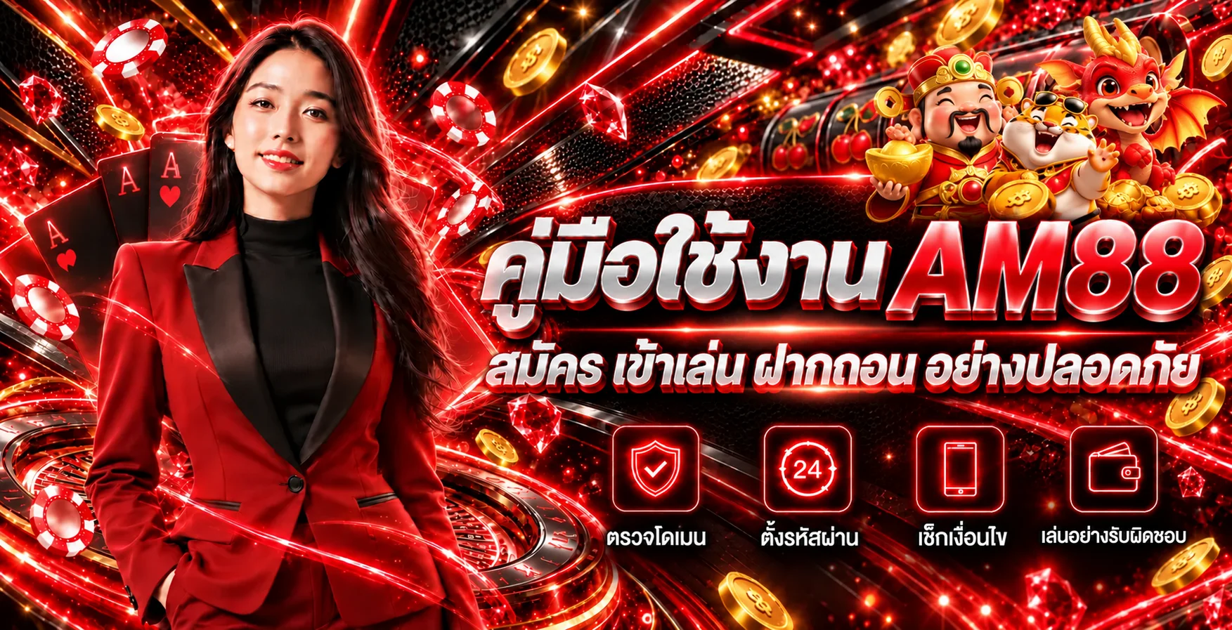 AM88 คู่มือสมัคร เข้าเล่น ฝากถอนอย่างปลอดภัย